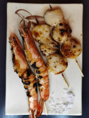 BROCHETTE GAMBAS/SAINT JACQUES